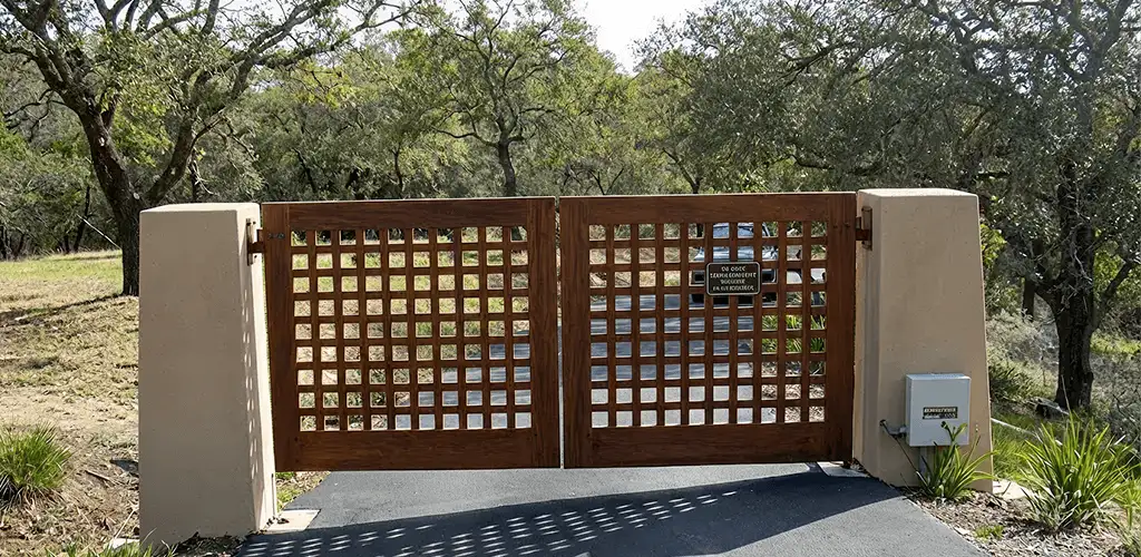 Driveway gate installation for a residential property in Chula Vista, CA