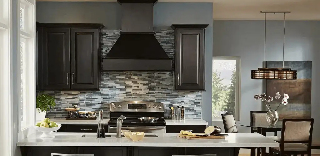 Kitchen cabinet painting and refinishing in a modern kitchen in Chula Vista, CA